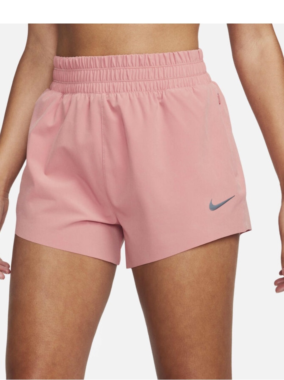 Nike Dri Fit Running Edition Shorts in Red Stardust